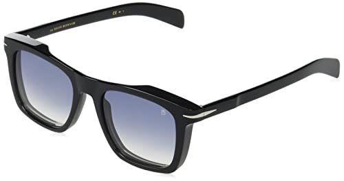 David Beckham Db 7000/S Occhiali Da Sole, Nero E Argento, 51 Uomo