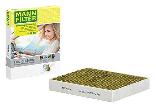 Mann-Filter Filtro Aria Abitacolo Filtro Carboni Attivi Con Polifenolo, Con Effetto Antibatterico, Filtro Per Polveri Fini (Pm 2.5), Con Azione Fungic