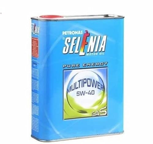 Selenia Olio Motore Multipower 5W-40 Gas Pure Energy, Conf. Da 1 Litro