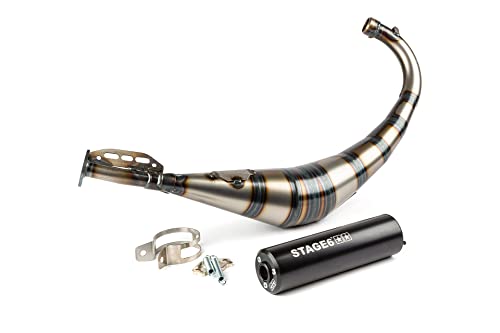 Vaso 50 A Scatola Stage6 Per Derbi 50 Senda Drd-Minarelli 50 Am6 (Passaggio Basso) (Silenziatore Nero)
