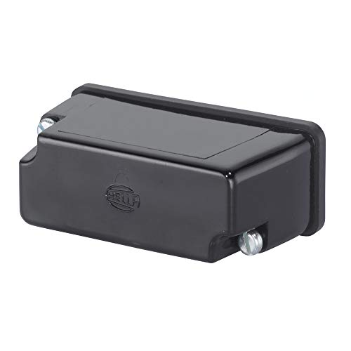 Hella 2Ka 003 168-021 Luce Targa - 12/24V - Montaggio, Esterno - Colore Diffusore Luce: Cristallino - Spina: Spina Piatta - Posteriore/Sx/Dx