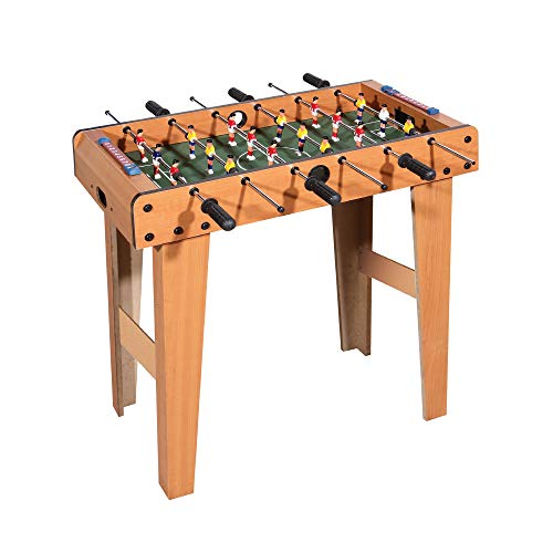 Sport1 Calcetto Indoor Mini Goal Con Gambe. Calcetto Balilla Da Interno In Mdf, Misure 69X37X65Cm. Bigliardino Da Casa Con 6 Aste Passanti. Segnapunti