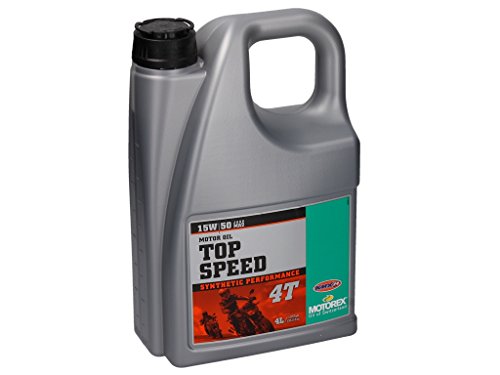 Motorex Top Speed 4T 15W/50 - Olio Motore Sintetico A 4 Tempi, 4 Litri