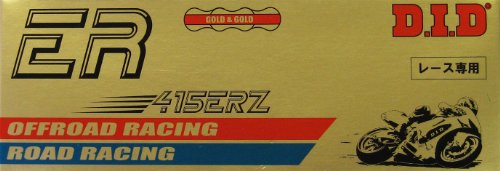 Catena Did 415Erz (Gold & Gold) - Lunghezza: 128 Maglie Con Giunto A Clip (Rj)
