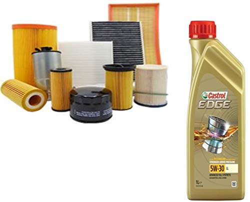 Kit Tagliando 4 Filtri Vari + 6Lt Castrol Edge 5W30