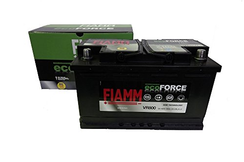Vr800 Batteria Auto Fiamm Ecoforce Agm Start&Stop 80Ah 800A 12V +Dx 315X175X190
