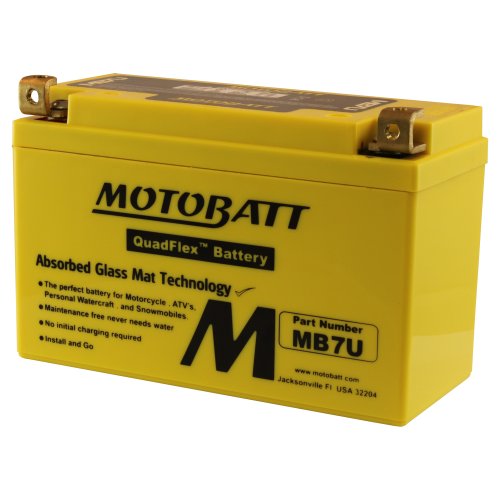 Batteria Potenziata Agm Motobatt 6,5 Ah Mb7U