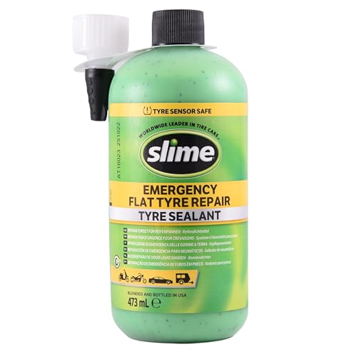 Slime 10125 Sigillante Pneumatico Antiforatura, Ricarica Per Kit Di Riparazione Intelligente, Per Auto, Non Tossico, Ecologico, Flacone Da 473 Ml