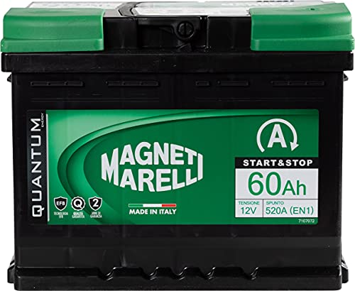 Magneti Marelli Batteria Auto Start E Stop, 60Ah