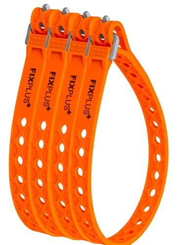 Fixplus Set Di 4 Cinghie Nano Slim Fit – Cinghia Di Ancoraggio Per Fissare, Fissare, Fasciare E Fissare, In Plastica Speciale Con Fibbia In Alluminio