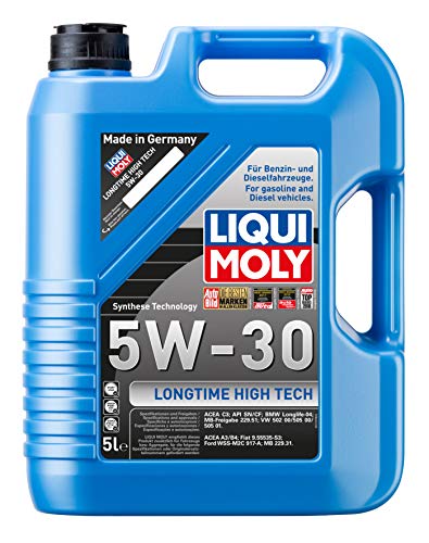Liqui Moly Longtime High Tech 5W-30 | 5 L | Tecnologia Di Sintesi Olio Motore | 9507