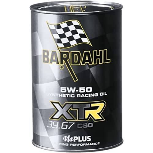 Bardahl - Lubrificante Xtr 39.67 C60 5W60 Racing, Olio 100% Sintetico E Ultra Viscoso, Per Motori Auto Da Corsa O Ad Elevata Potenza, Impiego Sportivo