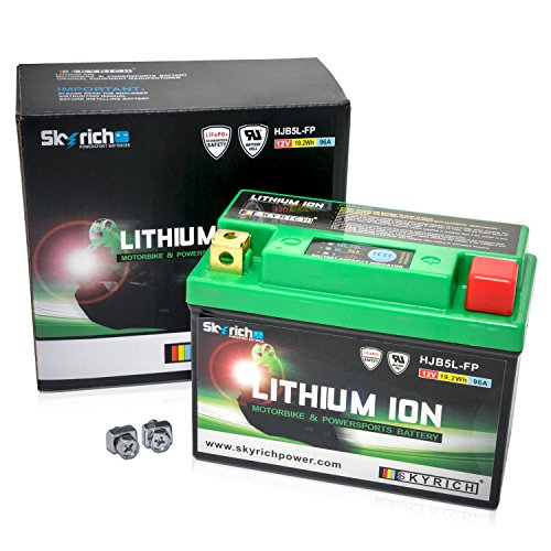 Skyrich - Batterie Moto 12V Lithium Ion Lib5L Sans Entretien - Dim.120 X 92 X 60Mm