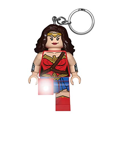 Lego Dc Superheroes - Portachiavi Con Torcia A Led Per Gli Appassionati Di Dc – Giocattolo Fantasia Per Bambini – Figure Da 76 Mm (Ke117H) – 2 Batteri