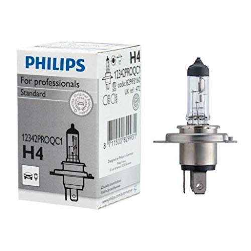 Philips 12342Proqc1 Lampada Philips H4 Proquartz 12V 60/55W