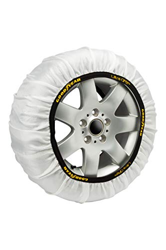 Goodyear Set Di 2 Catene Da Neve In Tessuto Per Auto Goodyear Ultra Grip, Bianco, Taglia Xl
