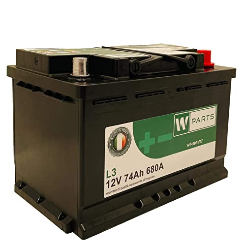 Batteria Auto 74 Ah - 680 A En Spunto | Garanzia Italia | 278 X 175 X 190 | 74Ah