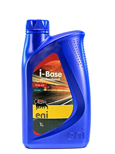Eni Agip I-Base 15W40 Olio Motore Auto Diesel Benzina 1 Lt