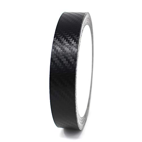 Finest Folia 10M Strisce Adhesive Decorative Per Auto Moto Barca E Modellismo In Vari Colori Autoadesive Lunghezza (10Mm, Carbonio)