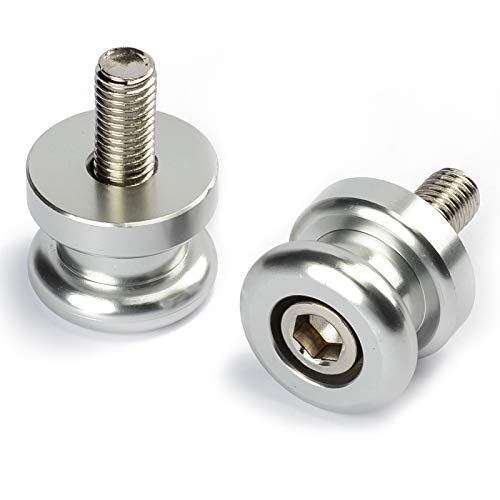 Coppia Supporti Cavalletto Accessori Alzamoto Nottolini Moto Vite M 10 Cromo
