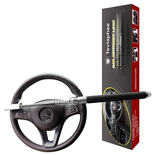 Tevlaphee Blocca Sterzo Per Auto Antifurto Di Bloccaggio Dispositivi Serratura Dello Volante Universale Antifurto Immobilizzatore Con 3 Chiavi Bloccas