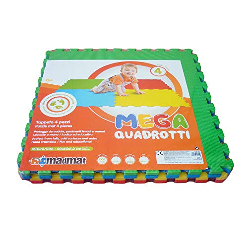 Madmat Tappeto Gigante Puzzle Eva 4 Pezzi