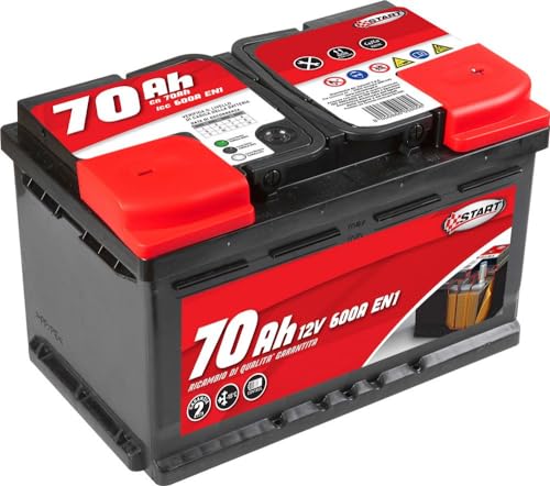 Batteria Auto 70Ah 12V 600A Polo Positivo Destro Cassetta L3B
