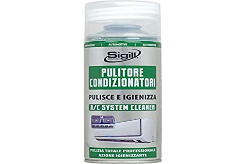 Sigill, Pulitore Condizionatori, Igienizza Ed Elimina Gli Odori In Aerosol A Base Di Tensioattivi A Anti-Micotici, Completo Di Cannuccia, Made In Ital