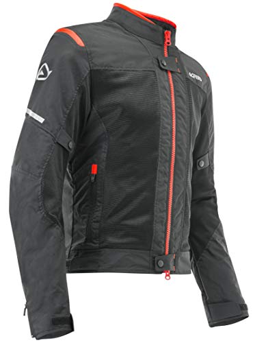 Acerbis Giacca Ce Ramsey Vented Nero/Rosso Xxl