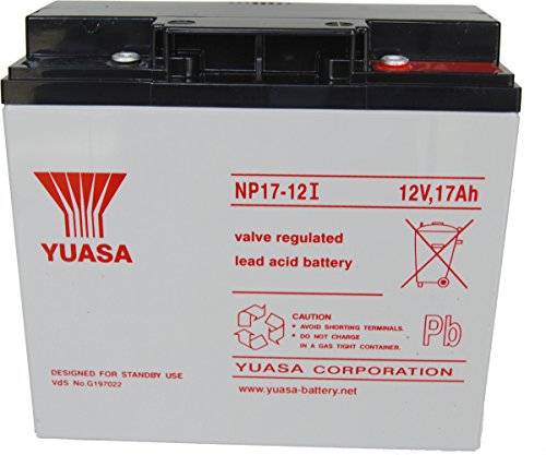 Yuasa Np17-12 Acido Piombo (Vrla) 17000Mah 12V Batteria Ricaricabile
