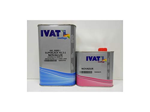Ivat Kkl.5000 Vernice Trasparente Acrilico Bicomponente Catalizzatore Lt 1+0,5