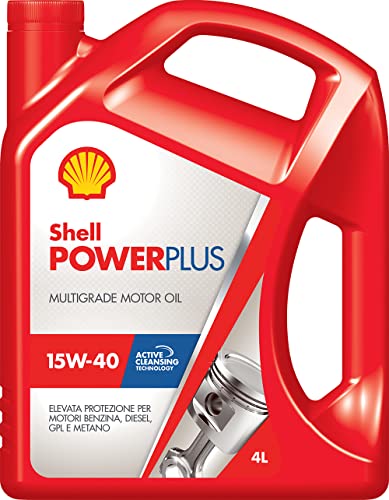 Olio Shell Power Plus 15W40 4L Lubrificante Per Auto