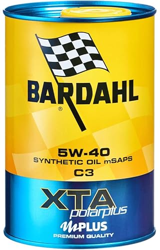 Bardahl 389040 Xta Polarplus C3 Sae 5W40 Mb 229.31-226.5 505.00-505.01 Lubrificanti Olio Motore 1 Lt