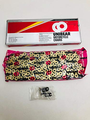 Catena Per Moto 415H 140 Maglie Oro Chain 415H 140 Links Gold