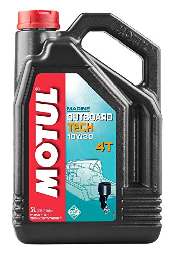 Motul 101747 Fuoribordo Tech 4T 10 W/30 Olio Motore 5 L