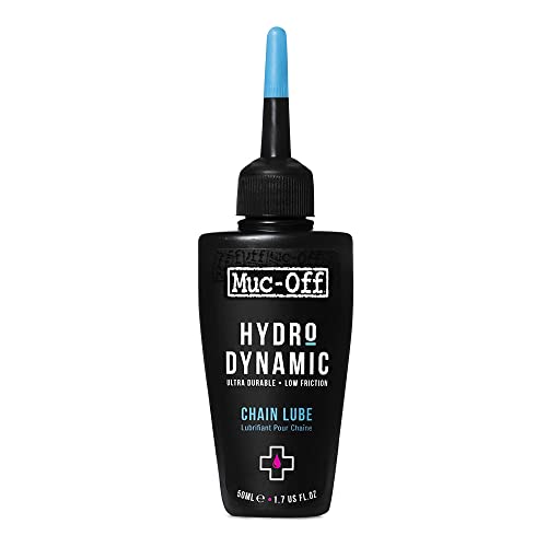 Muc-Off Hydrodynamic Chain Lube, 50 Ml - Lubrificante Catena Bici Idrodinamico, Olio Catena Bici Antiattrito E Ultra Durevole - Per Tutte Le Condizion