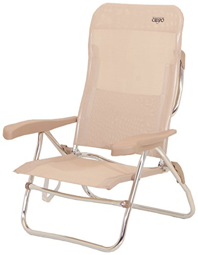Crespo Silla-Cama Playa 6 Pos.Dural.(Multifibra)