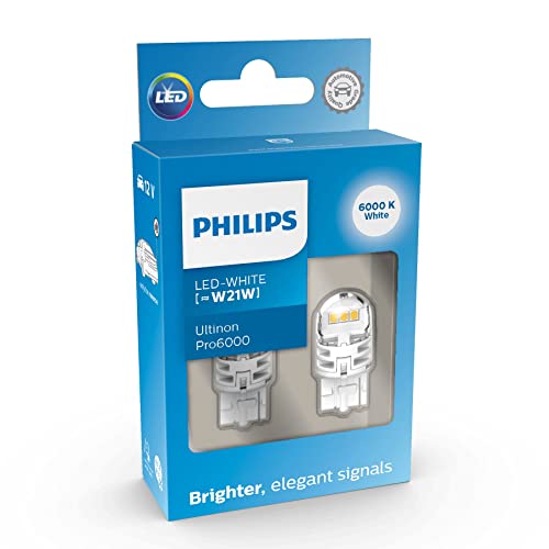 Philips Ultinon Pro6000 Led Lampadina Di Segnalazione Per Auto (W21W White)