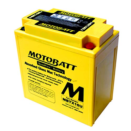 Batteria Potenziata Agm Motobatt 19 Ah Mbtx16U