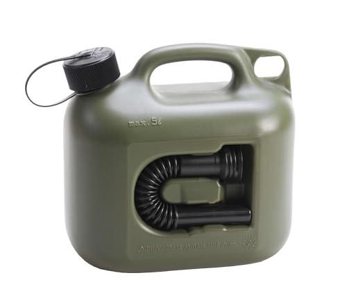 Hünersdorff Tanica Per Carburante, Professionale, 5 L, Per Benzina, Diesel E Altre Merci Pericolose, Approvazione Onu, Made In Germany, Produzione Cer