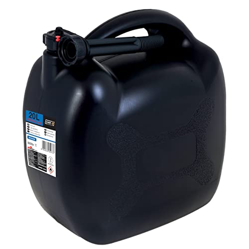 Sumex Tanica Benzina 20 Litri Omologato Con Tubo Flessibile, Nero