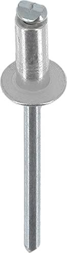 Restagraf Rivetto In Alluminio Standard In Scatola, 4 Mm X 10 Mm, Confezione Da 500