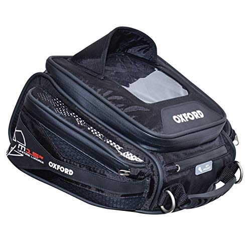 Oxford M15R Da Moto-Canottiera A Sgancio Rapido, Colore: Nero