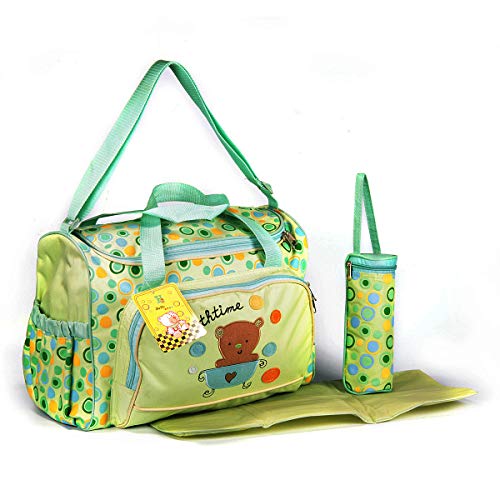 Gmmh - Xxl, Borsa Cambio, Incl. Fasciatoio E Borsetta Cilindrica, Verde