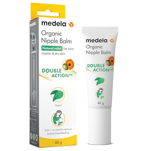 Crema Per Capezzoli Biologica Medela, Lenitiva E Nutriente Per Le Mamme Che Allattano Al Seno, 100% Naturale E Sicura, Rapido Sollievo Per I Capezzoli