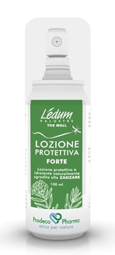 Prodeco Pharma Ledum Palustre Lozione Protettiva Forte 100 Ml | Lozione Protettiva E Idratante Naturalmente Sgradita Alle Zanzare