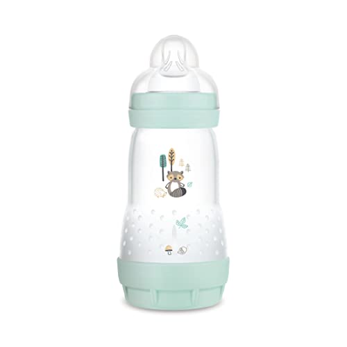 Mam Biberon Easy Start Anticolica, Con Tettarella In Silicone Skinsofttm, 2+ Mesi, 260 Ml, Azzurro
