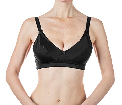Chicco Reggiseno Allattamento In Microfibra, Nero, 5C