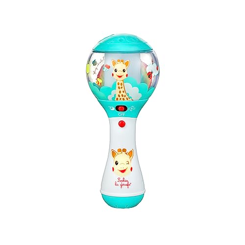Sophie La Girafe, Sonaglio Con Sensore Di Movimento, Giocattolo Per L'Apprendimento Precoce, 4 Modalità Musicali Per L'Apprendimento, 6 Melodie Per Il