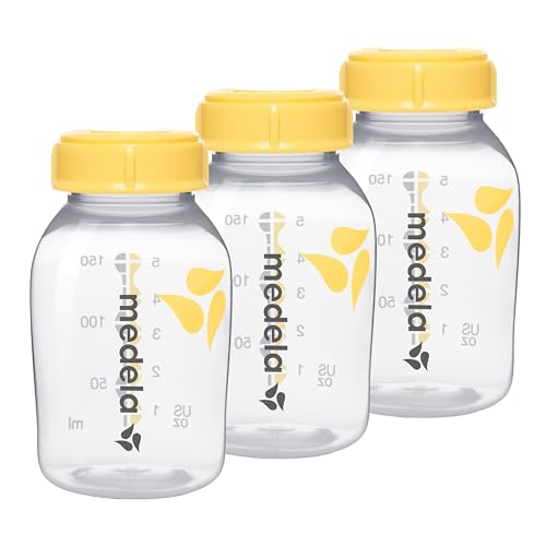 Medela Set Biberon Da 150 Ml Senza Bpa, Set Con 3 Bottiglie Per Estrarre, Conservare E Somministrare Il Latte Materno, Design Resistente E Sicuro Per